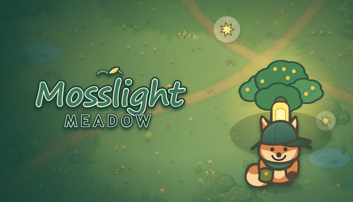 Mosslight Meadow Golden Crossroads key art